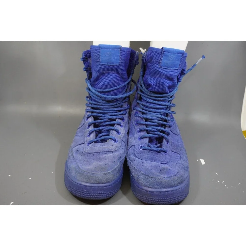 Nike SF AF1 Royal Blue Mens 9.5 Special Field Air Force 1 Boot Shoes 864024-401
